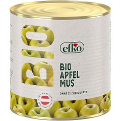 efko organic applesauce without added sugar 3/1 can - 2650g