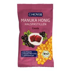 Bio Manukapastillen Cassis 30g - 12er Vorteilspack von Hoyer