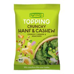 Bio Topping Crunchy Hanf & Cashew 100g - 8er Vorteilspack von Rapunzel