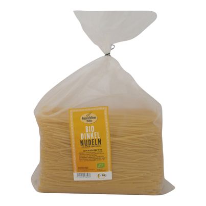 Bio Dinkelspaghetti ohne Ei 5000g von Rosenfellner Mühle