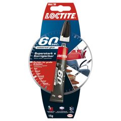 Superkleber 60sec.korrigierbar 15g von Loctite