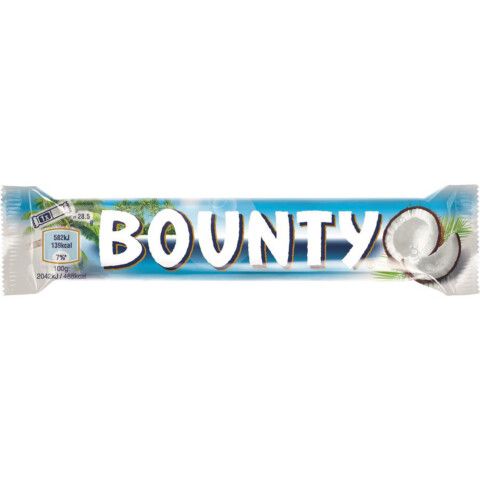 Bounty bar whole milk 57g from Bounty