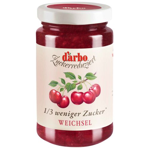 Darbo Weichsel Fruchtaufstrich zuckerreduziert 250g