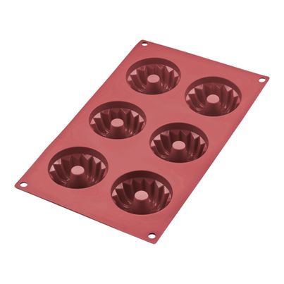 Baking mat Gugelhupf diameter 7cm 6 pieces from Was Germany