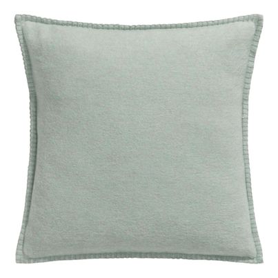 Cushion Cover Solid Color Glass Green 40x40cm by David Fussenegger