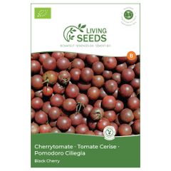 Bio Kirschtomate Black Cherry 3.75g Saatgut von Living Seeds