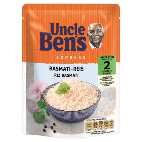 Uncle Bens Basmatireis 2 Minuten 250g von Bens Original