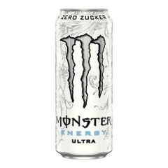 Monster Energy Ultra Zero White - Zuckerfreier Energydrink 500ml - 24er Vorteilspack von Monster