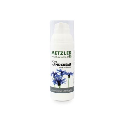 Metzler Molke Handcreme Airless mit Kornblume 50ml von Metzler Molke