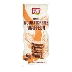Bio Dinkel Nougatcreme Waffeln 65g - 6er Vorteilspack von Rosengarten