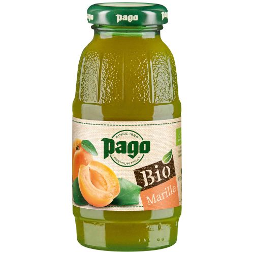 Pago Organic Apricot 200ml reusable - 24 value pack from Pago