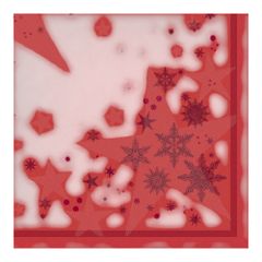 Servietten X-Mas rot 40x40cm 50ct von Papstar