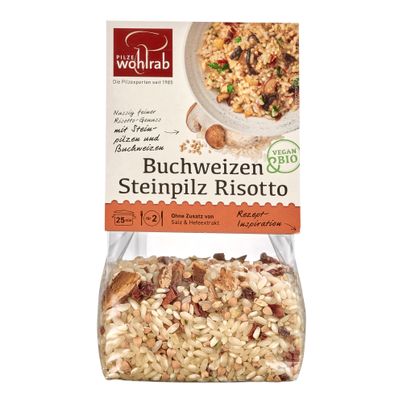 Bio Risotto Buchweizen Steinpilze 175g - 6er Vorteilspack von Pilze Wohlrab