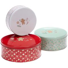 Gebäckdosen-Set rund XL 3Stück von Vog