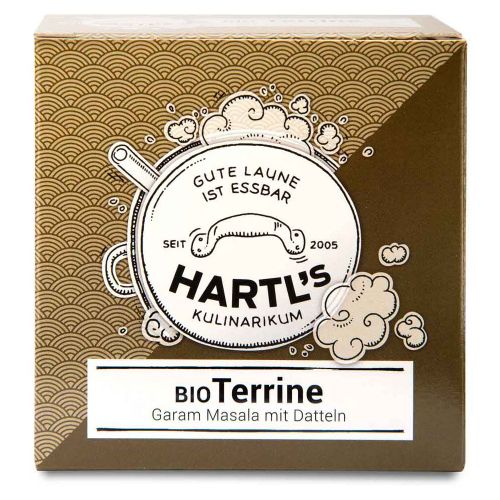 Bio Terrine Garam masala mit Datteln 100g   - Fertiggericht von Hartls Kulinarikum