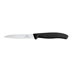 Victorinox Gemüsemesser schwarz Mittelspitz und Wellenschliff 10 von Victorinox
