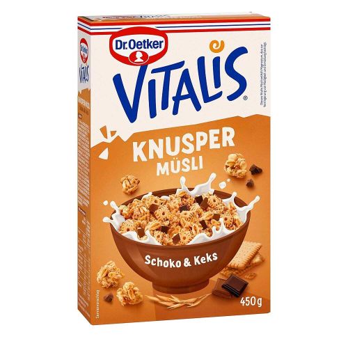 Dr. Oetker Vitalis Knuspermüsli Schoko & Keks 450g