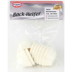 Dr. Oetker paper baking cups white, 180 pieces - 1 piece
