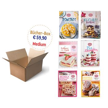 Dr. Oetker Bücher-Box Medium -Schnelles Backen