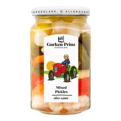 Mixed Pickles süß-sauer 370ml - 6er Vorteilspack von Südobst