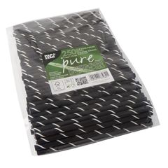 Trinkhalme Papier 15cm Durchmesser  7mm 250Stück von Papstar