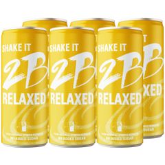 2B RELAXED Drink 250ml 6er Pack - Natürlicher Entspannungsdrink - Mehrfrucht-Funktionsgetränk mit Süßungsmittel und 57% Fruchtanteil - ohne Zuckerzusatz
