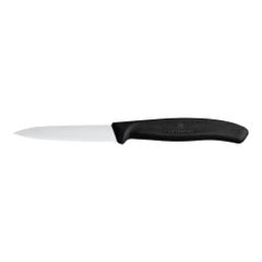 Victorinox Gemüsemesser schwarz Mittelspitz und Wellenschliff 8cm von Victorinox