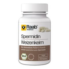 Bio Spermidin Kapseln 100ct - 4er Vorteilspack von Raab Vitalfood