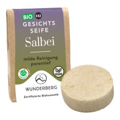 Bio Gesichtsseife Salbei 48g von Wunderberg