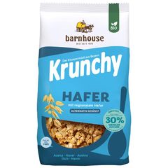 Bio Krunchy Hafer weniger Zucker 625g - 6er Vorteilspack von Barnhouse