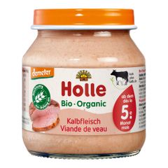 Bio Babygläschen Kalbfleisch 125g - 6er Vorteilspack von Holle