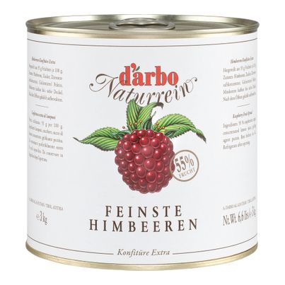 Darbo all natural finest raspberry preserve 3kg