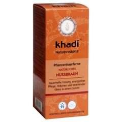 Bio Pflanzenhaarfarbe Nussbraun 100g