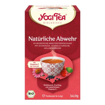 Bio Natürliche Abwehr Tee á 2g - 6er Vorteilspack von Yogi Tea