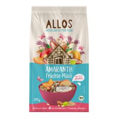 Bio Amaranth Früchte Müsli 375g - 5er Vorteilspack von Allos