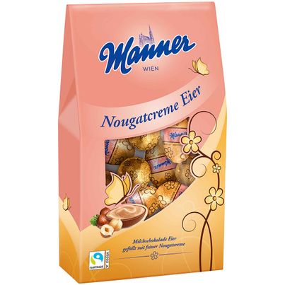 Manner Nougatcreme Eier 14 Stück - 150g