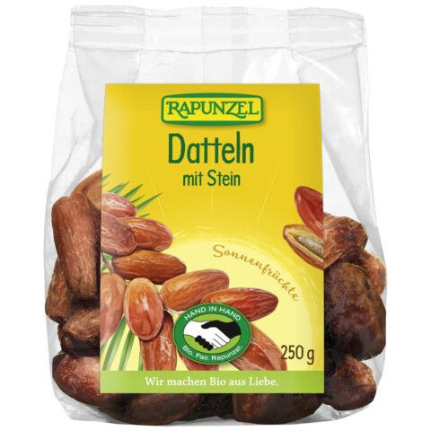 Bio Datteln mit Stein Deglet Nour 250g - 8er Vorteilspack von Rapunzel Naturkost