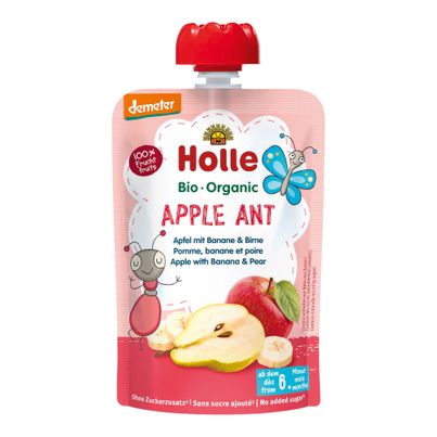 Bio Pouchy Apple Ant 100g - 12er Vorteilspack von Holle