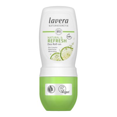 Bio Deo Roll-on Refresh 50ml - 4er Vorteilspack von Lavera Naturkosmetik