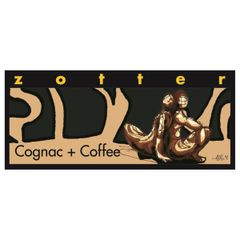 Organic chocolate Cognac + Coffee 70g - 10 pieces benefit pack from Zotter