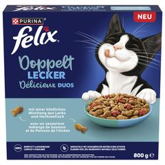 Doppelt Lecker Lachs 800g - 5er Vorteilspack von Felix Tiernahrung