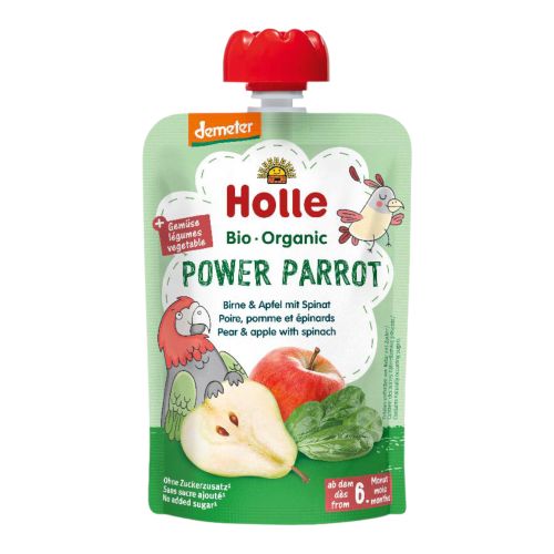 Organic Pouchy Power Parrot 100g - value pack of 12 from Holle