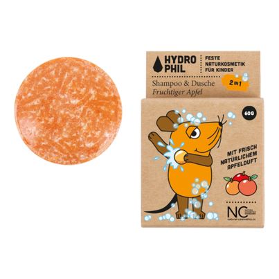 Bio 2in1 festes Shampoo die Maus 60g - 6er Vorteilspack von Hydrophil