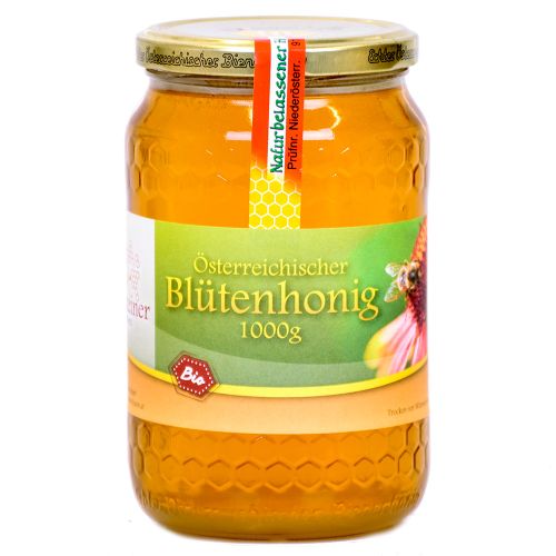 Bio Blütenhonig 1000g von Fuchssteiner Bio-Imkerei