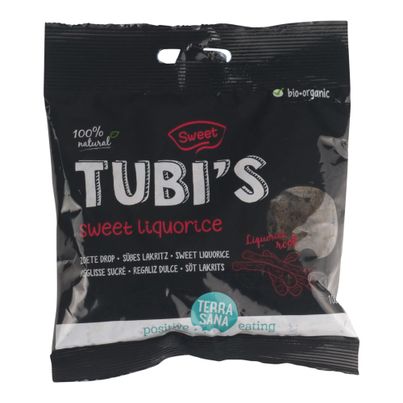 Bio Süße Lakritze Tubis 100g - 12er Vorteilspack von Terrasana