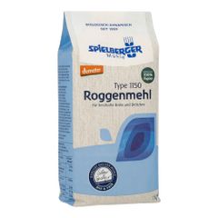 Bio Roggenmehl Type 1150 1000g - 6er Vorteilspack von Spielberger Mühle