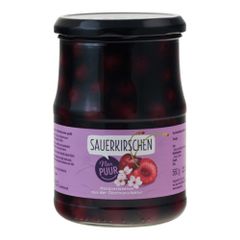 Bio Sauerkirschen entsteint 560g - 6er Vorteilspack von Nur Puur