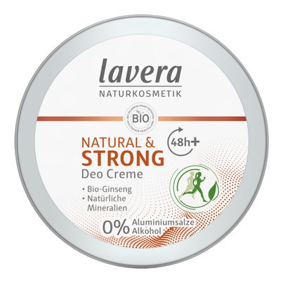 Organic Deo Cream Strong 50ml - 6-piece value pack from Lavera Naturkosmetik