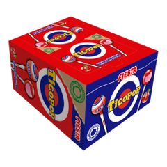 Tico Pop Kirsch Lollys - 100er Vorteilspack von Fiesta