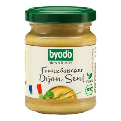 Organic Dijon mustard 125ml - value pack of 6 from Byodo